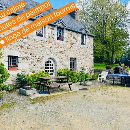Maison Traditionnelle Bretonne Proche De La Mer Quemper-Guézennec Extérieur photo