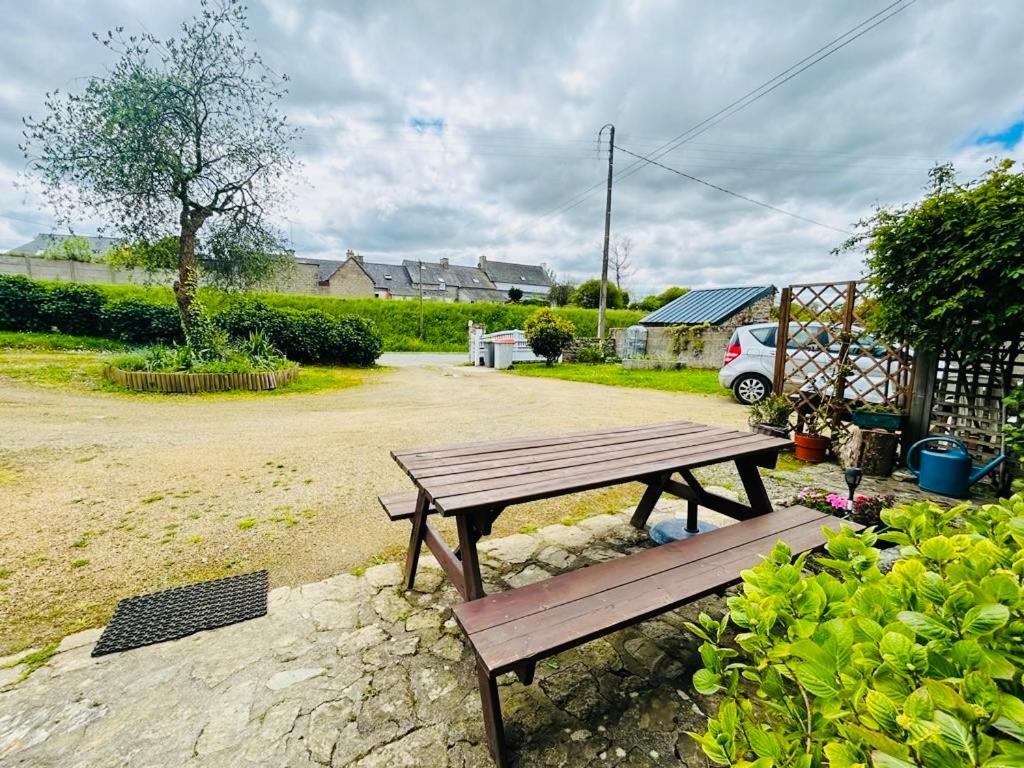 Maison Traditionnelle Bretonne Proche De La Mer Quemper-Guézennec Extérieur photo