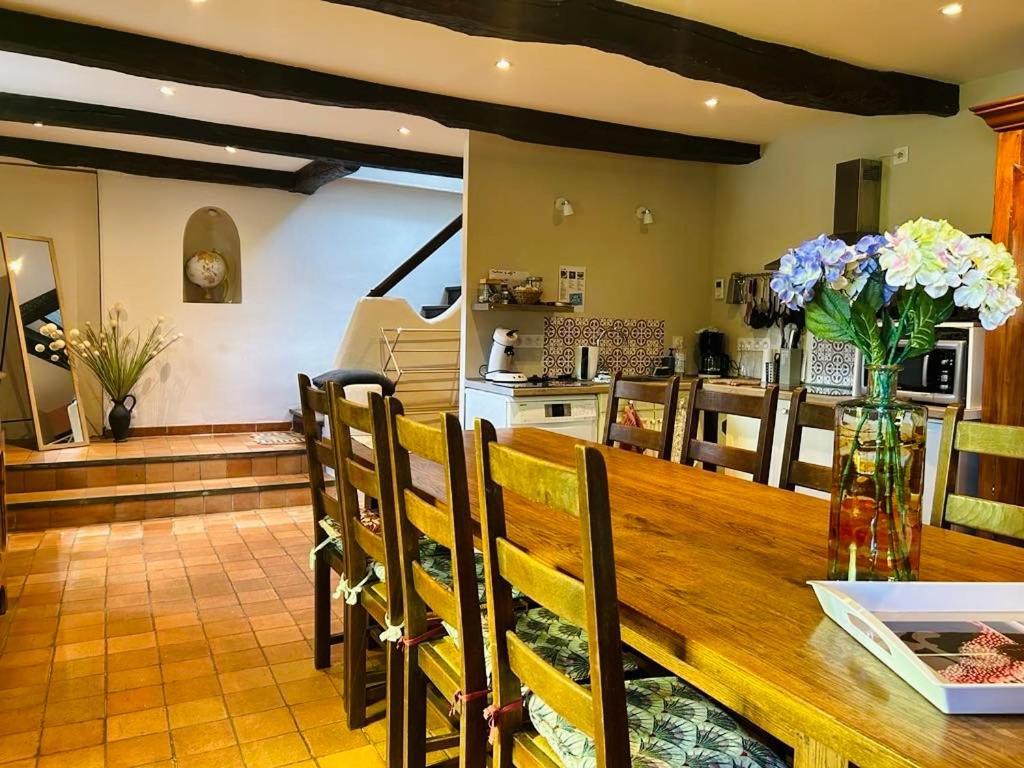 Maison Traditionnelle Bretonne Proche De La Mer Quemper-Guézennec Extérieur photo